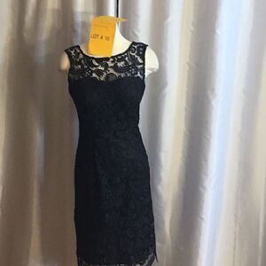 Vintage sleeveless black dress by DANCING QUEEN